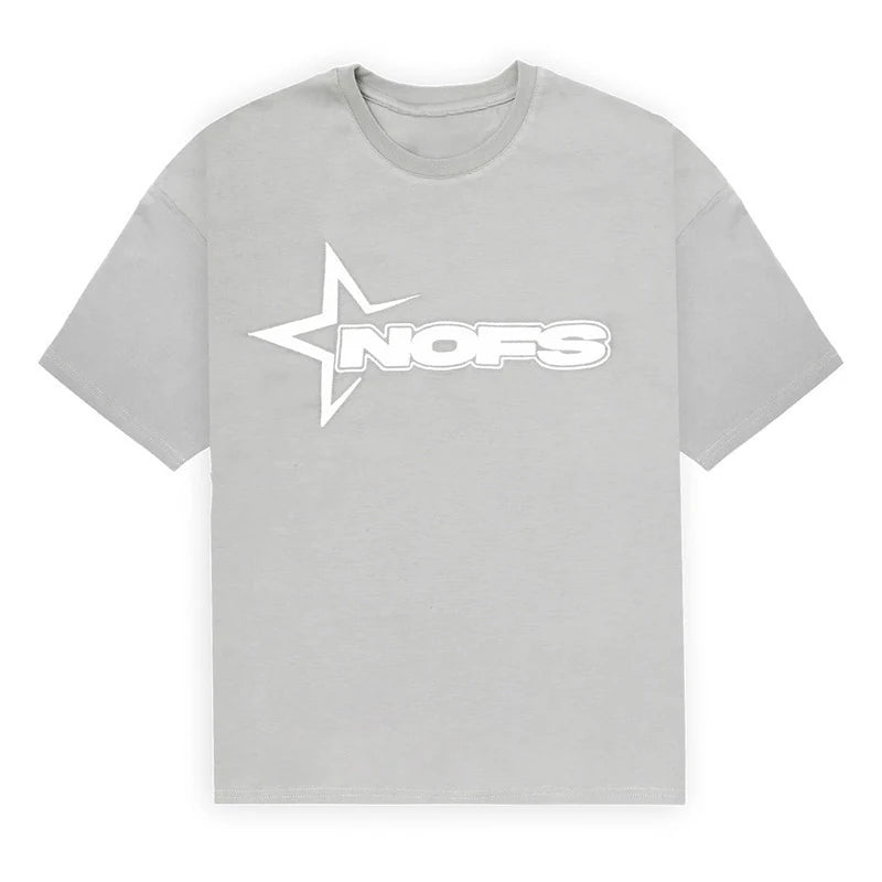 NOFS shirts and shorts.