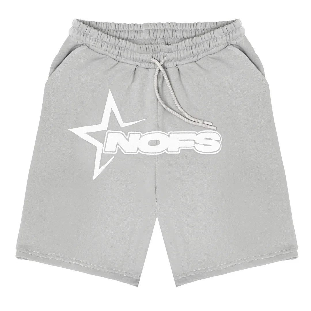 NOFS shirts and shorts.