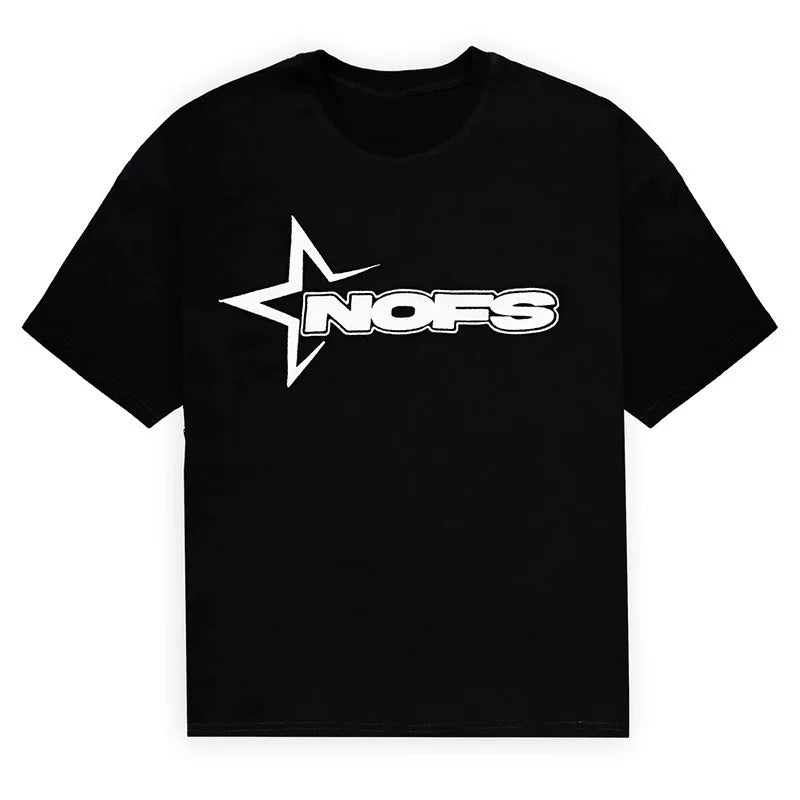 NOFS shirts and shorts.